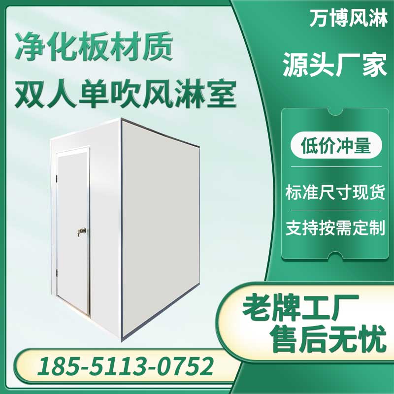 双人单吹净化板风淋室